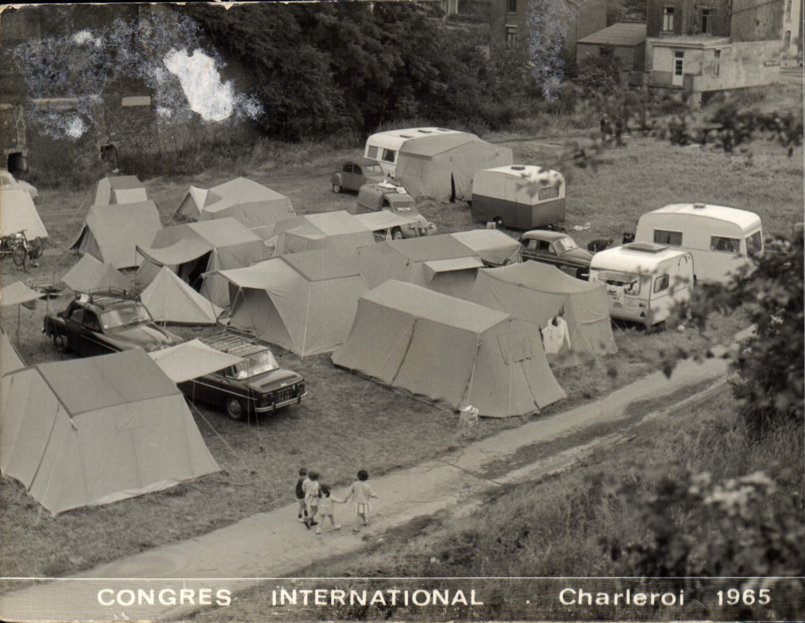 CPM Congres International Charleroi 1965 Camping