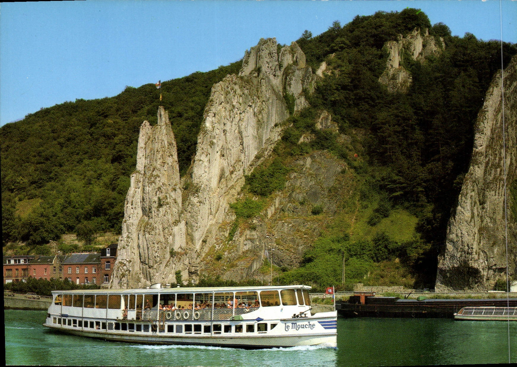 CPM Le Rocher Bayard Croisieres Mosanes en Bateaux Moches 