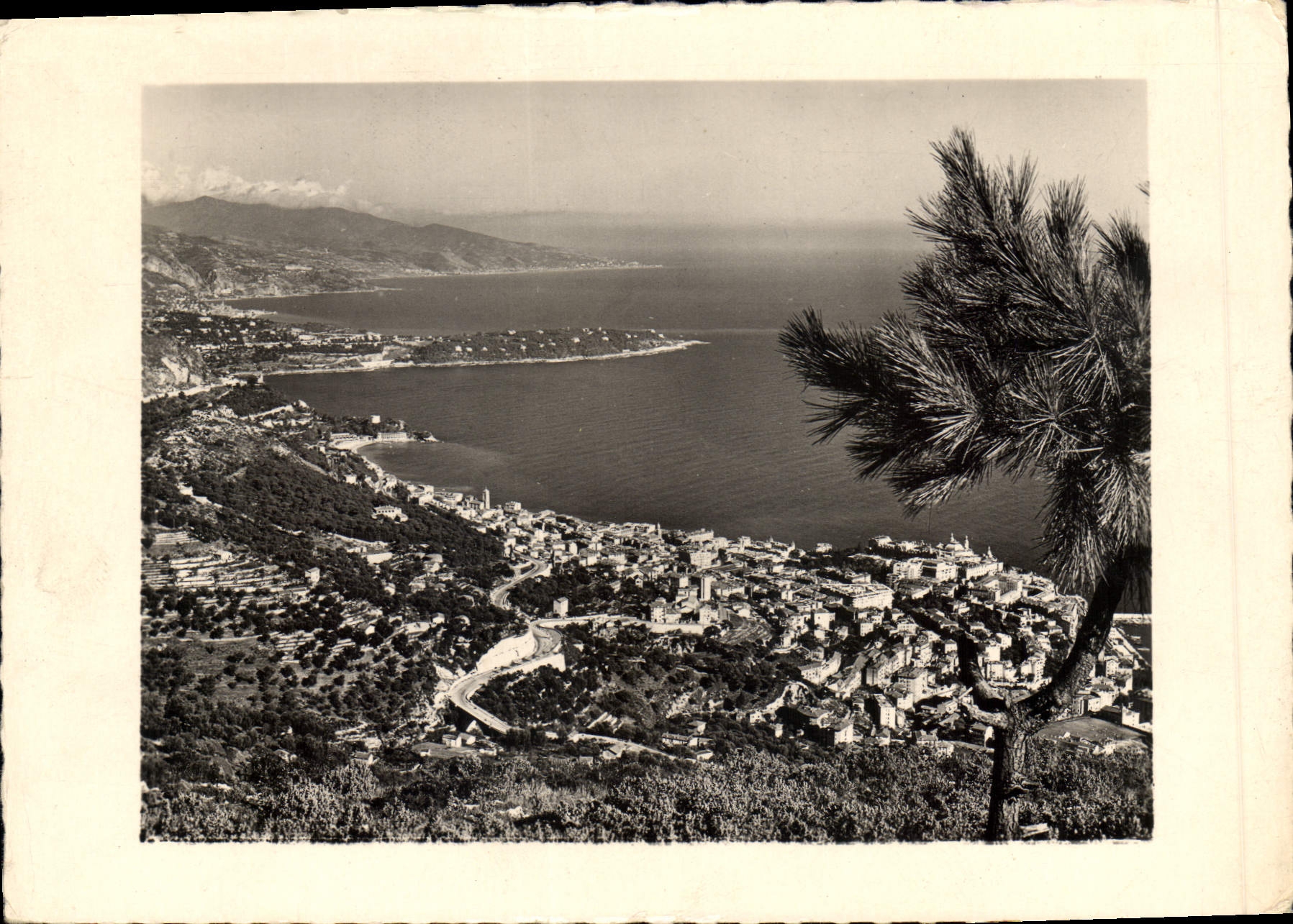 CPM Principaute de Monaco Vue panoramique sur Monte Carlo le cap Martin 