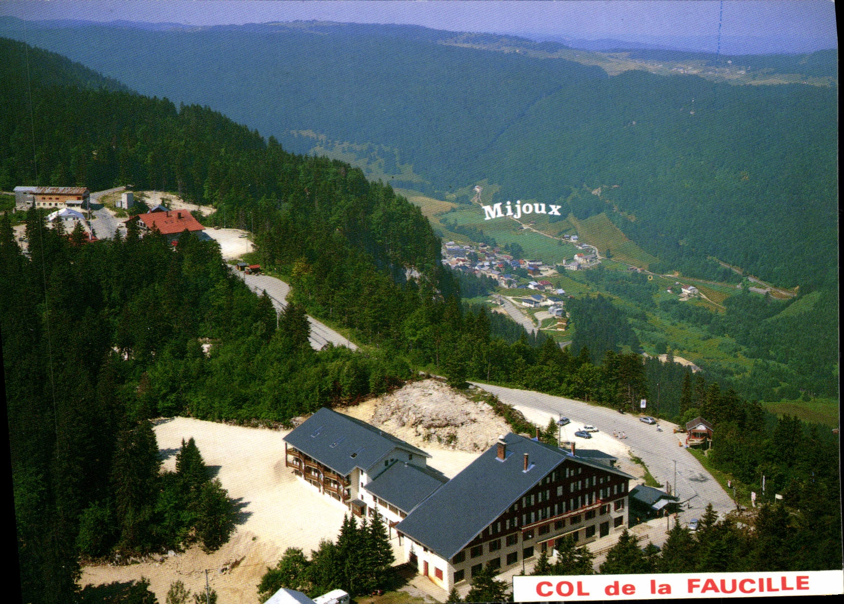 COL of the FAUCILLE — Panoramic View — Editions Cellaire, no. 856