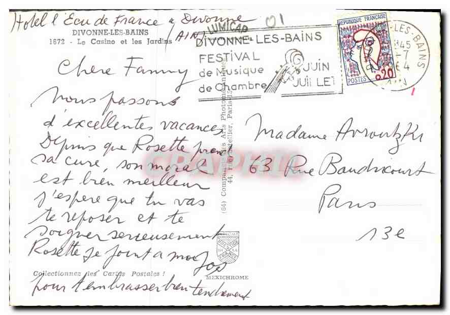 Divonne-les-Bains — Le Casino et les Jardins — IRIS — Reverso