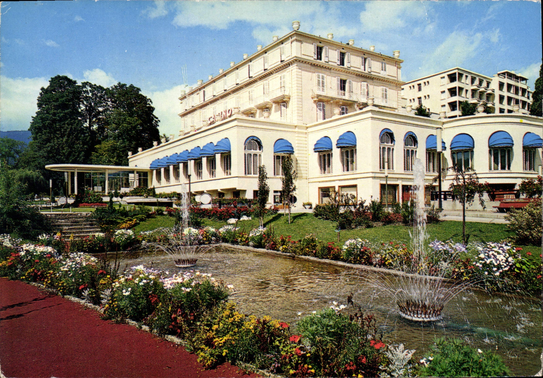 CPM Divonne les Bains Ain Le Casino et ses Jardins 