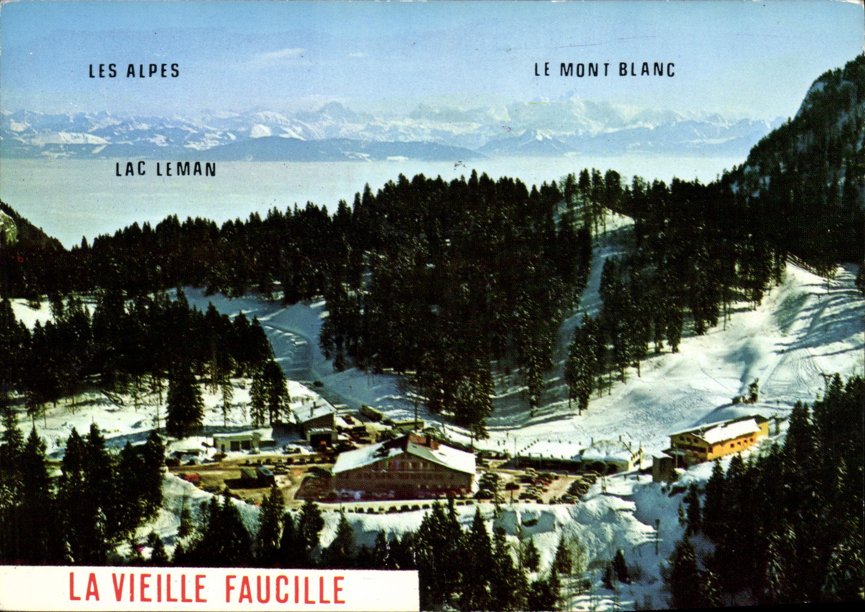 La Vieille Faucille — vue panoramique hivernale — Édition ADIA N. 052