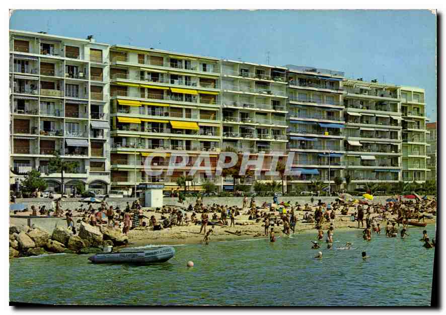 CPM Juan les Pins La plage et la Promenade 