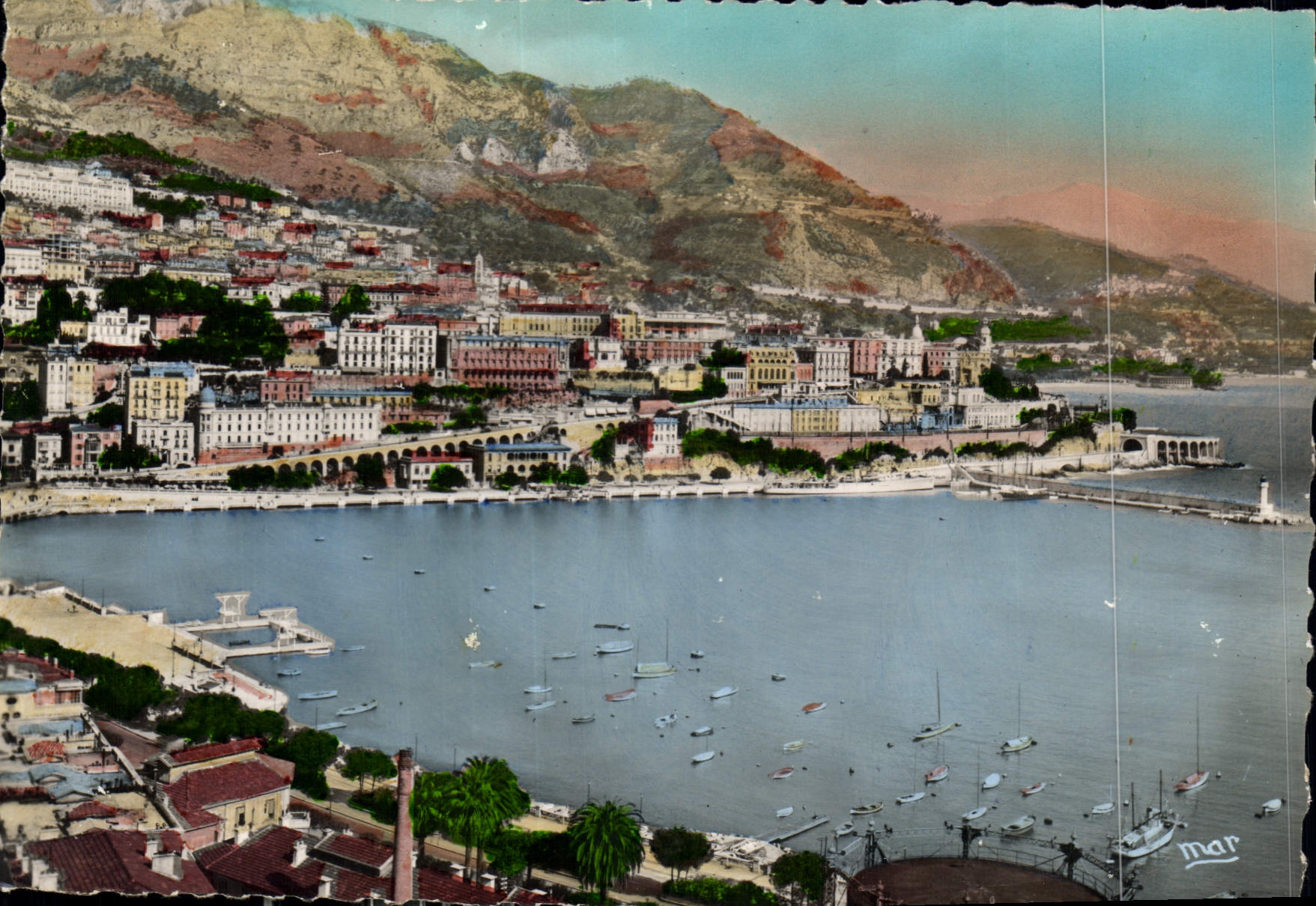CPM La Principaute de Monaco Monte Carlo Vue d'ensemble 