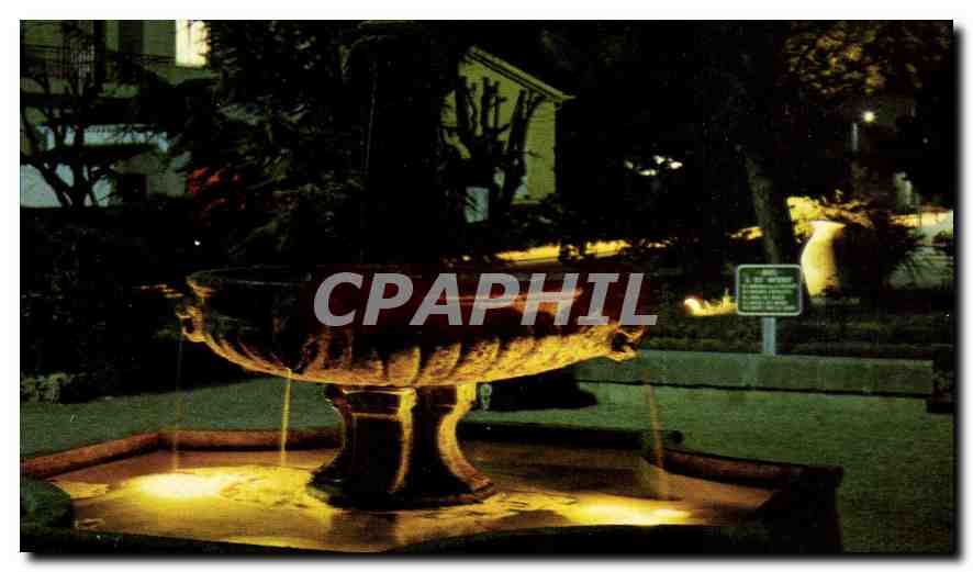 CPM Peymeinade Alpes Maritimes La Fontaine du Square Joseph Cauvin 