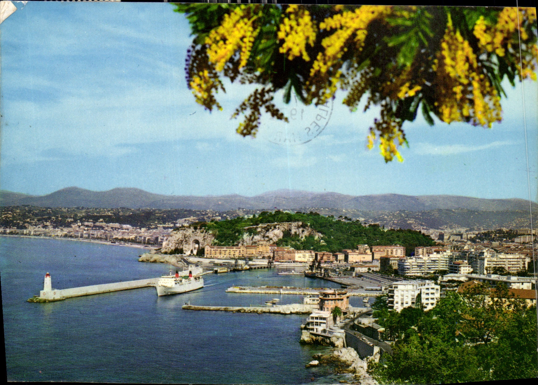 CPM Au soleil de la Cote d'Azur Vue generale de la ville prise du Mont Boron 
