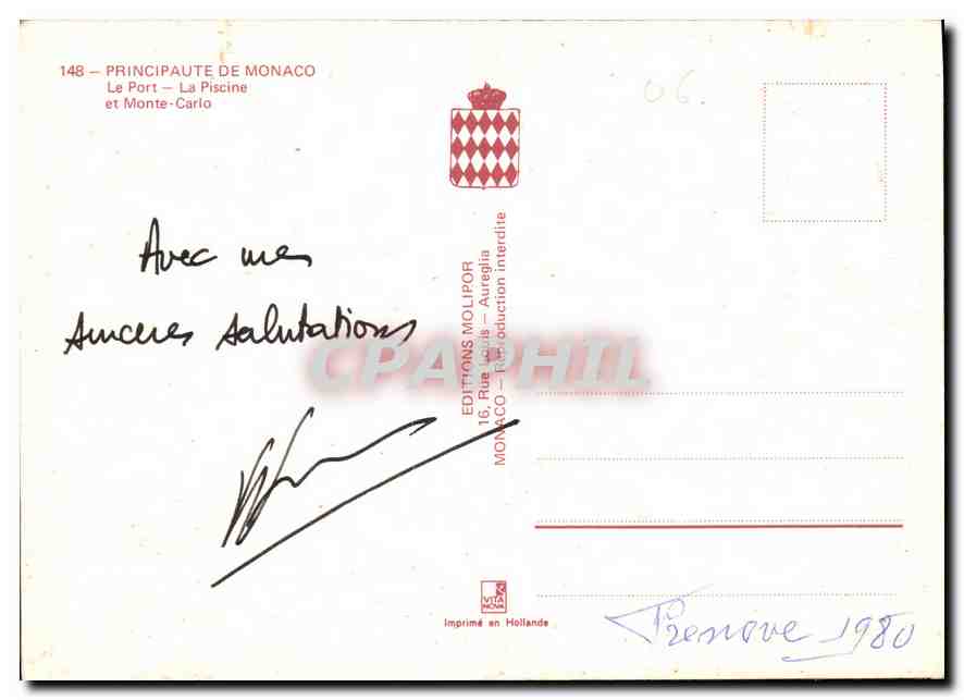 Le Port – La Piscine et Monte-Carlo — Éditions Molipor — Reverso