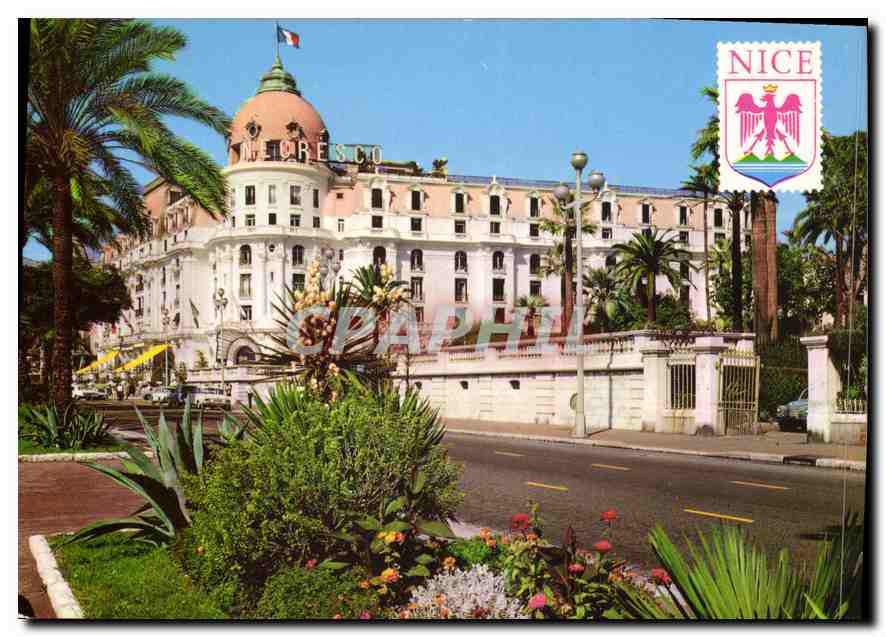 CPM Nice La Promenade des Anglais et l'Hotel Negresco 