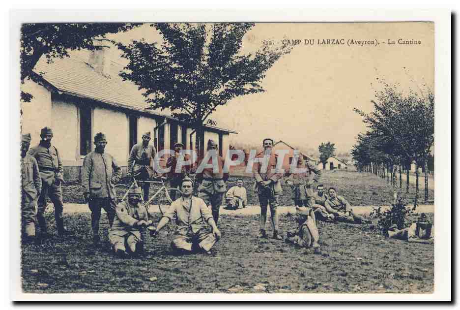 Camp du Larzac (Aveyron) — La Cantine — éditeur Paul de Pagnac, n°12
