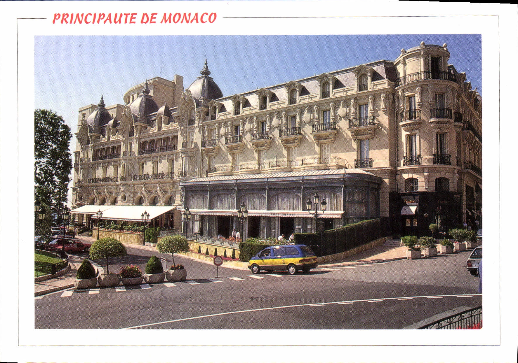 CPM Monaco l'Hotel de Paris 