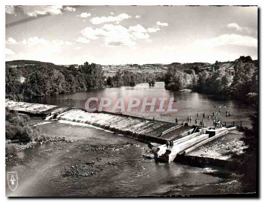 CPM Brioude Haute Loire le Barrage et la Plage 