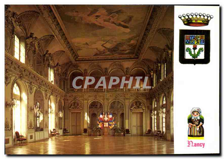 CPM En Lorraine France Nancy Mourthe et Moselle le grand salon de l'hotel de Ville 