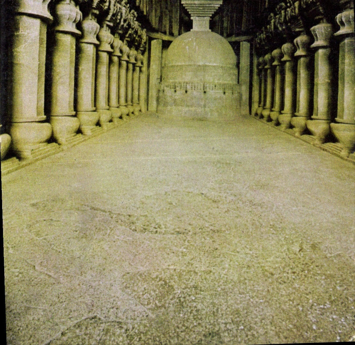 CPM Charity Hall Kria Caves about 150 B C Resembling a cathedral it is one of the biggest of its kin
