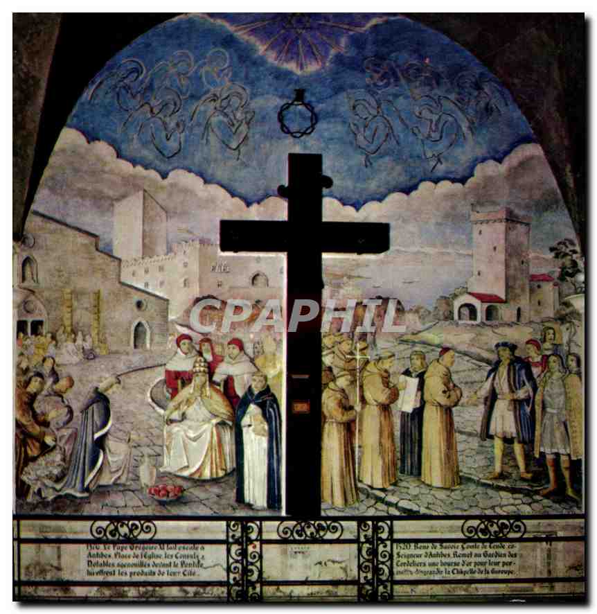 Cap d'Antibes — Chapelle de la Garoupe — fresque de J. Clergues