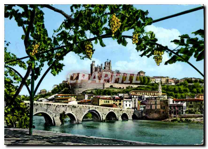 Beziers - L'Orb et la Cathédrale St. Nazaire — Sté des Cartes Naturelles