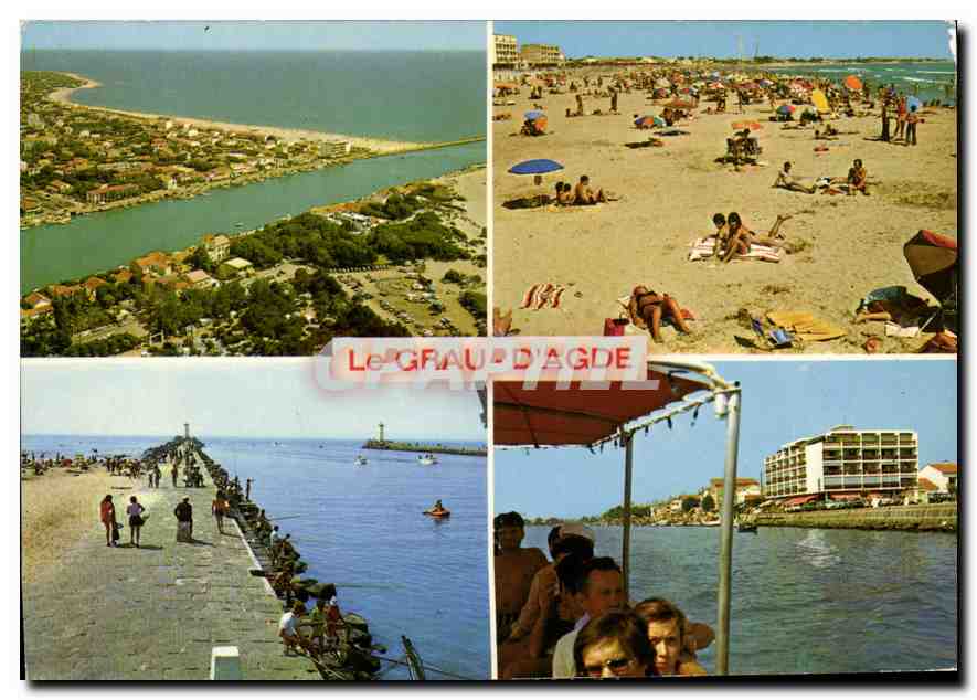 CPM Le Littoral Languedocien le grau d'Agde 