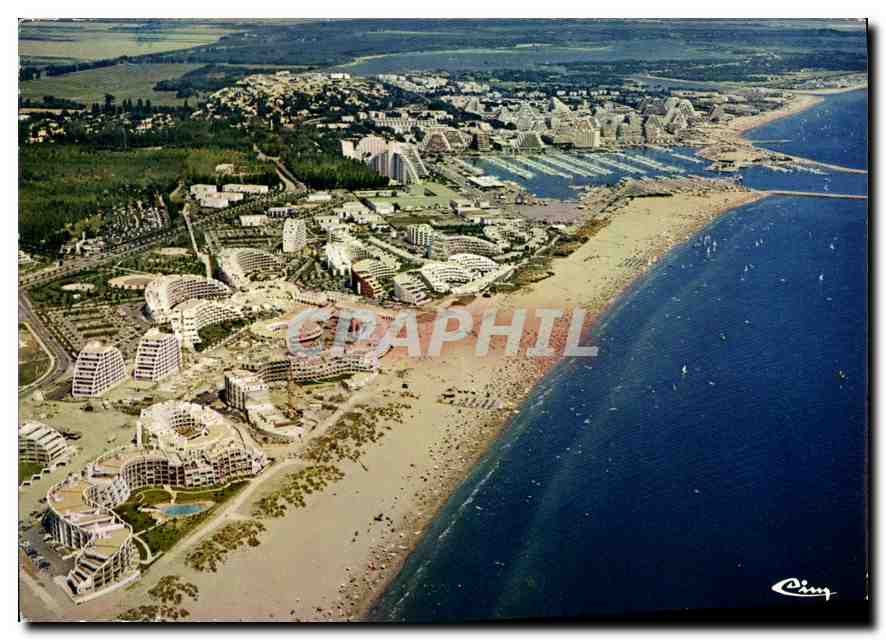 CPM La Grande Motte Herault vue aerienne 