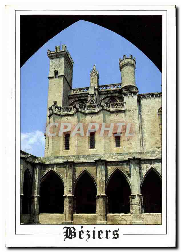 CPM Beziers Herault la cathedrale Saint Nazaire 