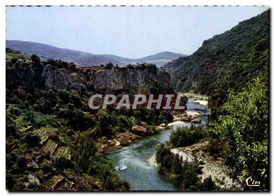 CPM Herault Touristique sur le route entre Tarassac et Roquebrun 