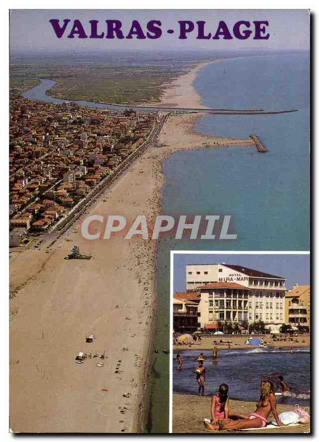 CPM Le littoral Languedocien Valras Plage 