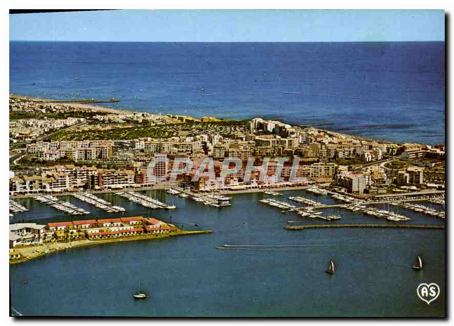 Le Cap d'Agde — Vue aérienne — Société des Cartes Postales APA-PROX (Hermult) n°34100-715
