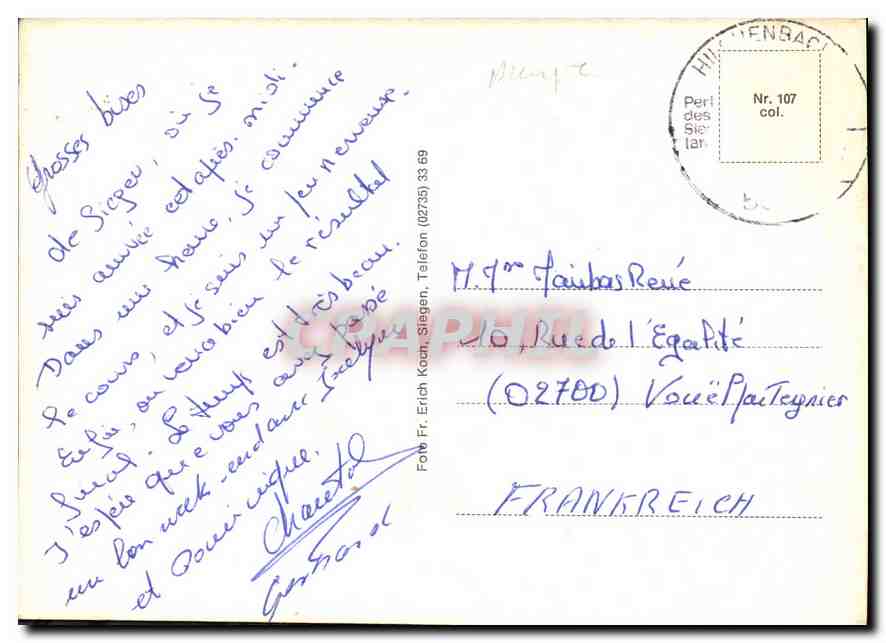 Schones Siegerland  — Back