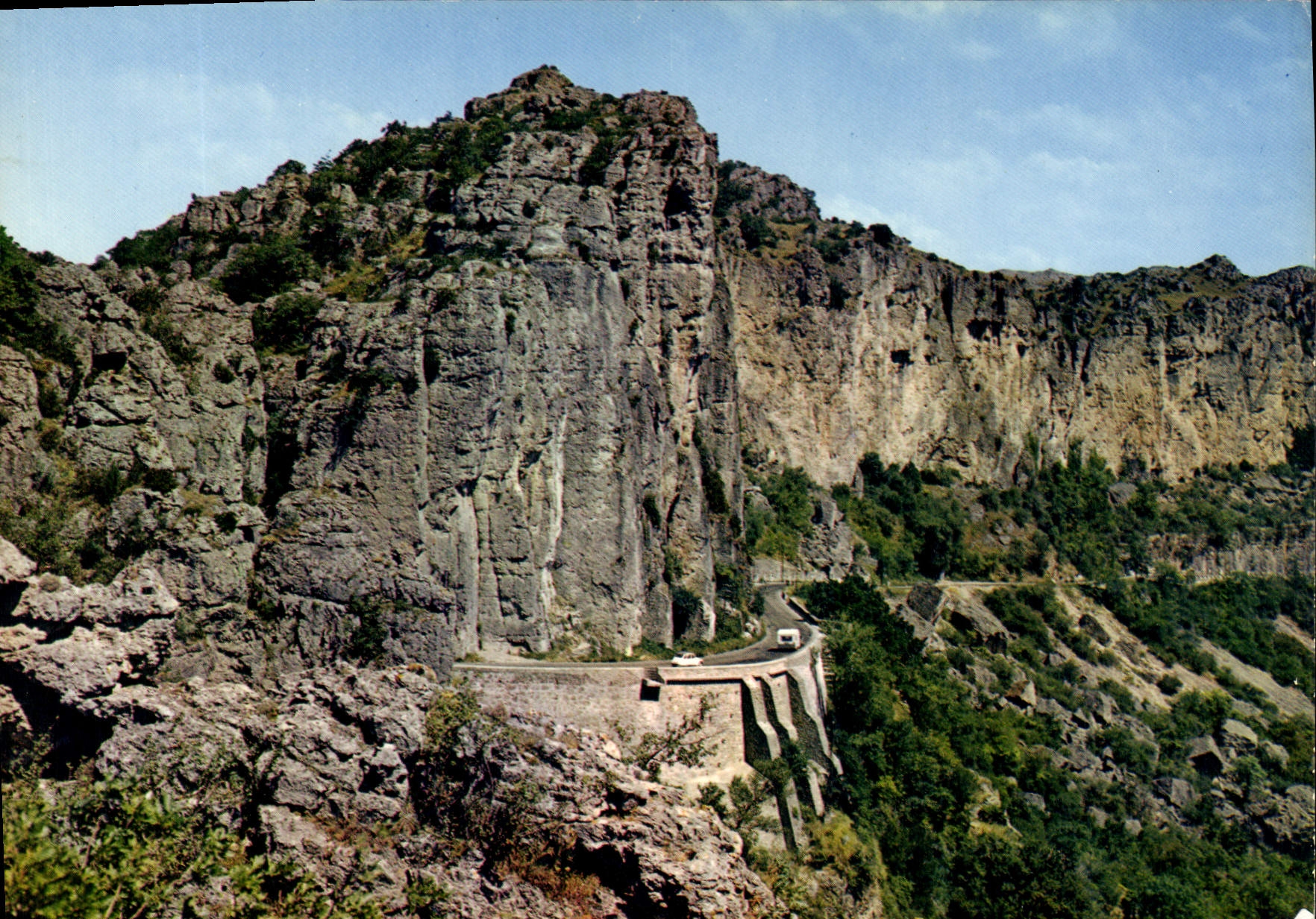 CPM Herault Touristique le Pas de l'Escalette la route Nationale N9 reliant le Massif Central a la M
