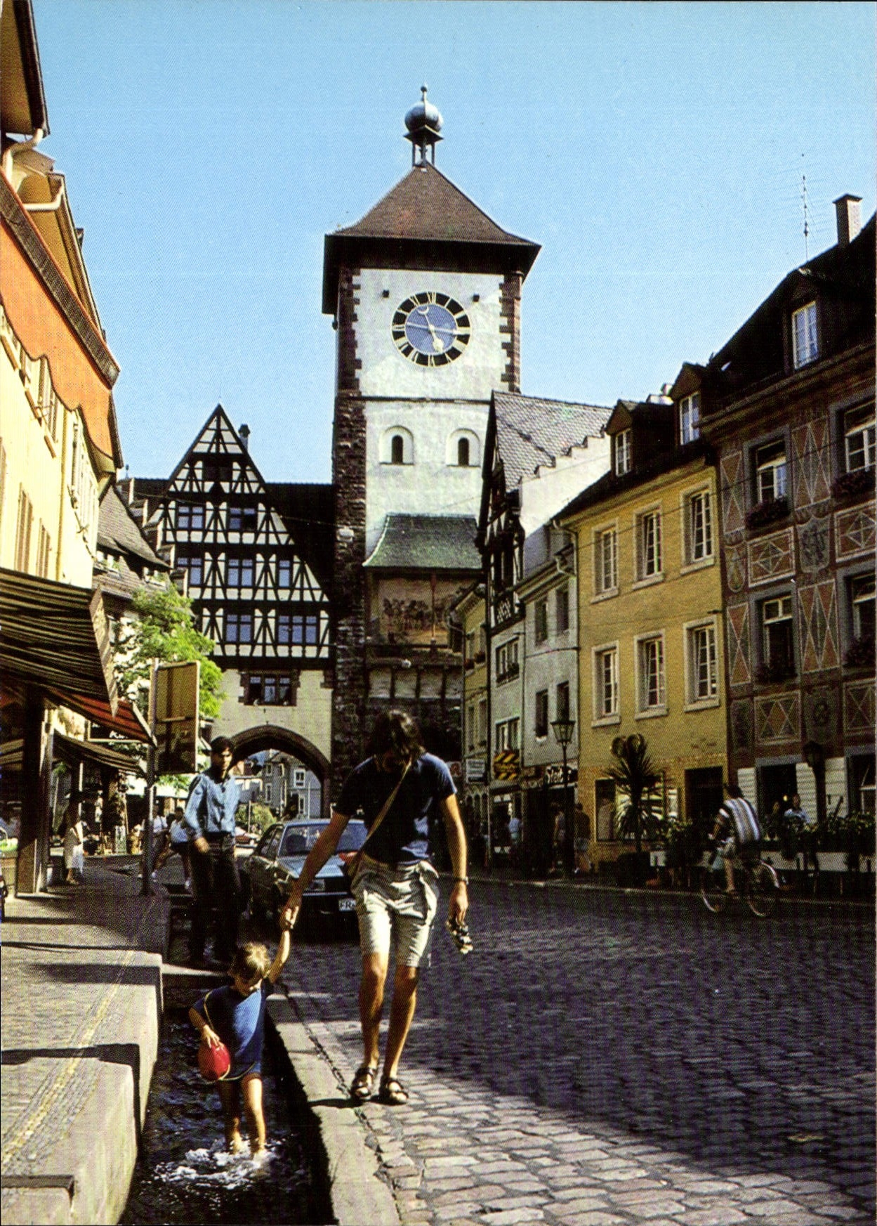 CPM Freiburg im Breisgau Schwabentor mit Bachle 