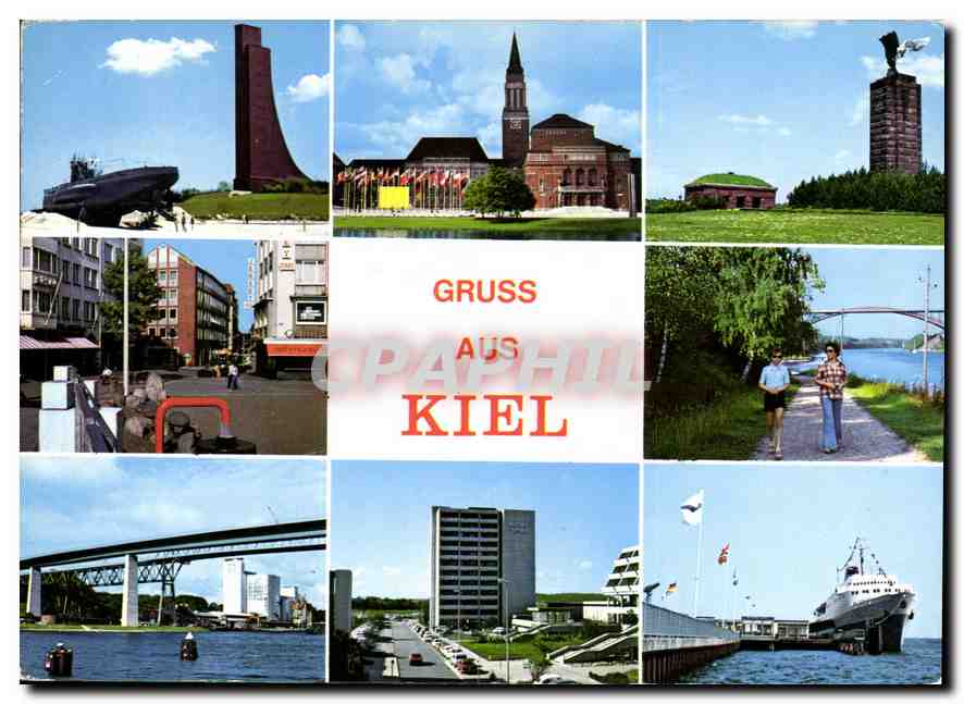 CPM Gruss aus Kiel Landeshauptstadt Kiel 