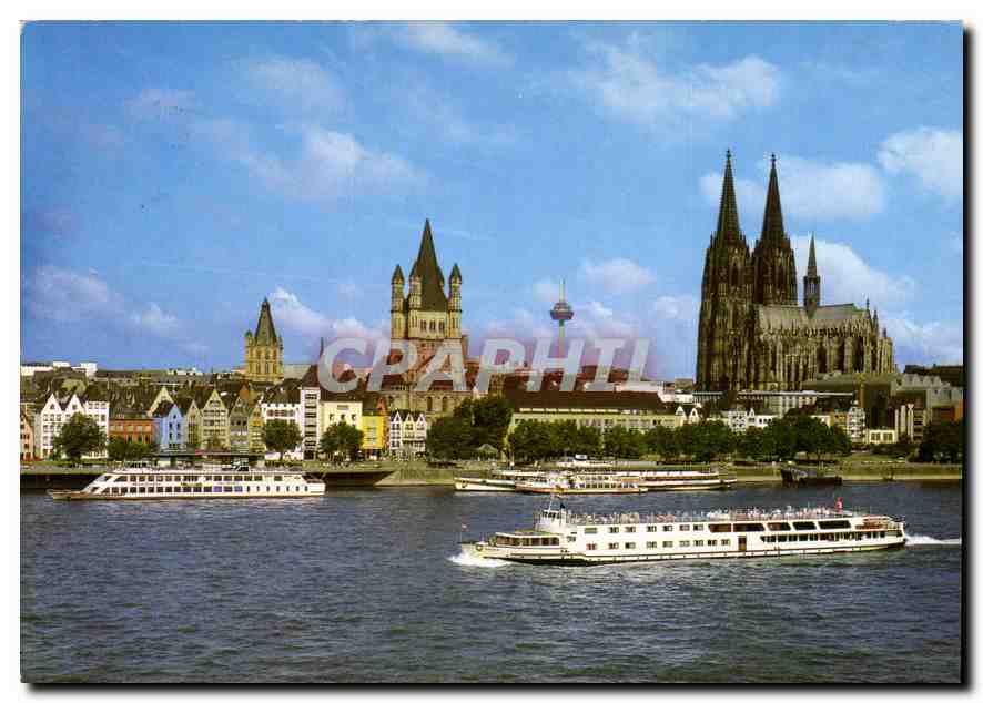 CPM Koln am Rhein Cologne la Vieille Ville avec Cathedrale 