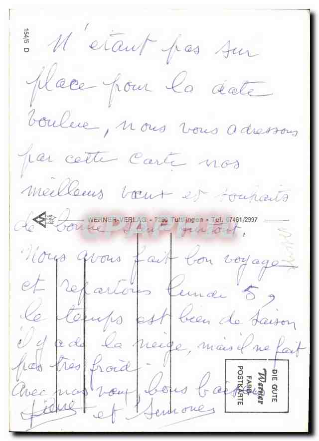 CPM Werner Verlag  — Rückseite