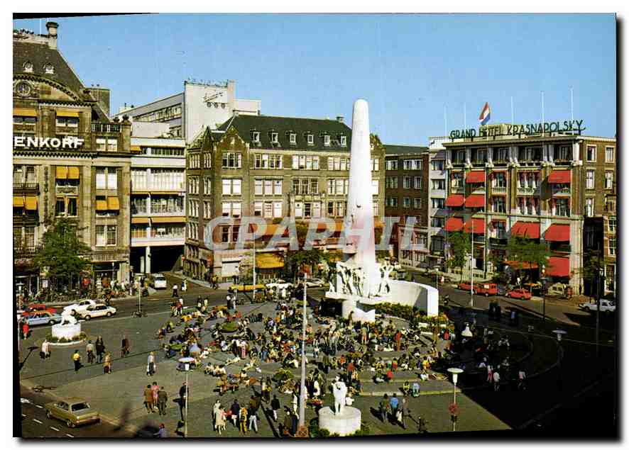 CPM Amsterdam Monument National sur le Dam 