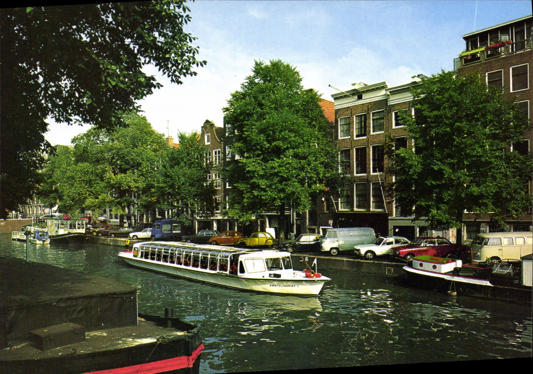 Amsterdam - Prinsengracht avec la Maison d'Anne Frank — éditeur gebr. splintersberg, série A 83