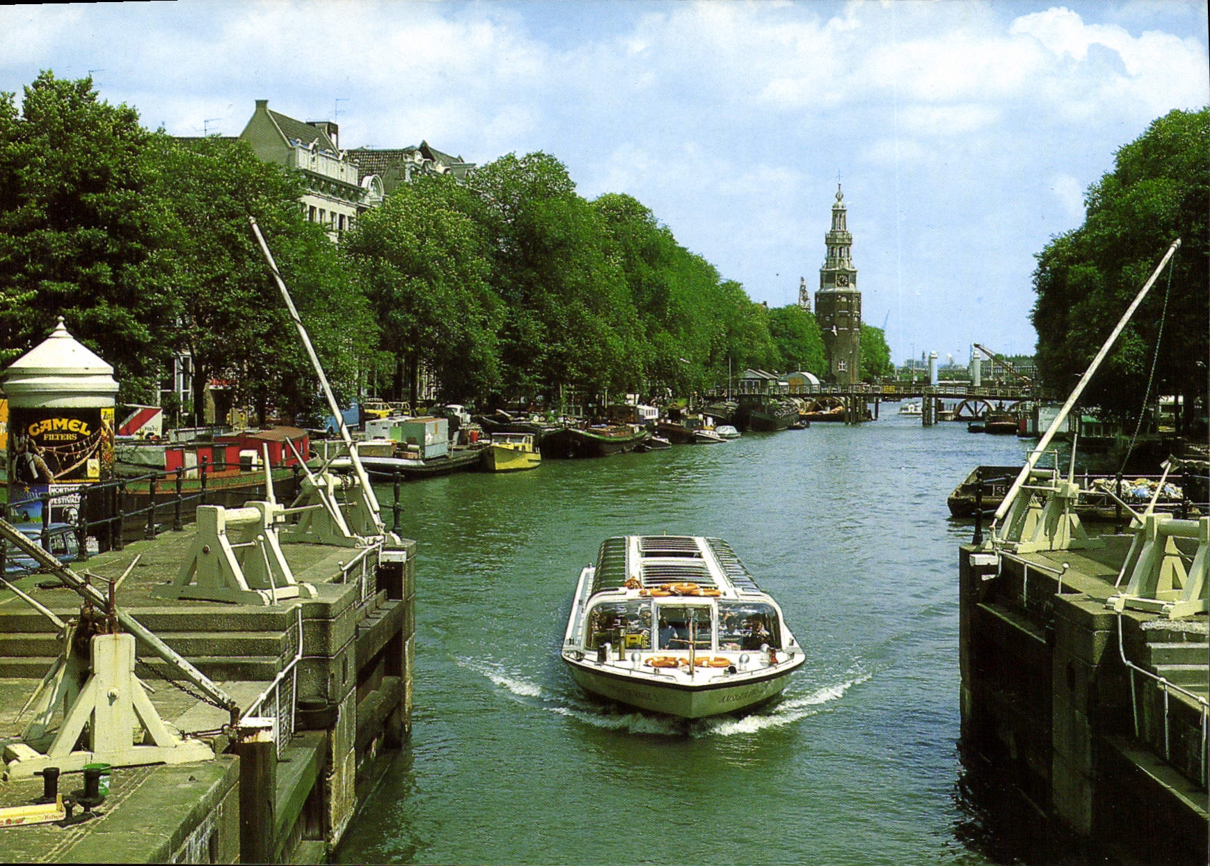 Amsterdam — écluses de Saint-Antoine et tour Montelbaan — CPAPHIL A 241