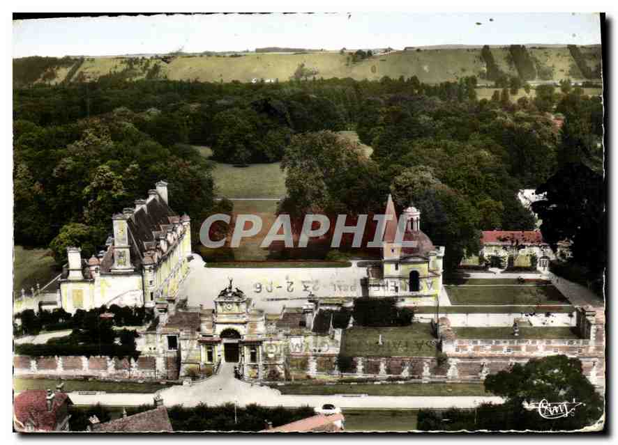 CPM Anet E et L le Chateau porte de Diane vue aerienne 