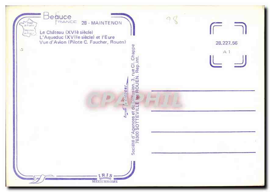 Bedouce — Château et Aqueduc du XVIIe siècle — IRIS MEXICHROME — Reverso