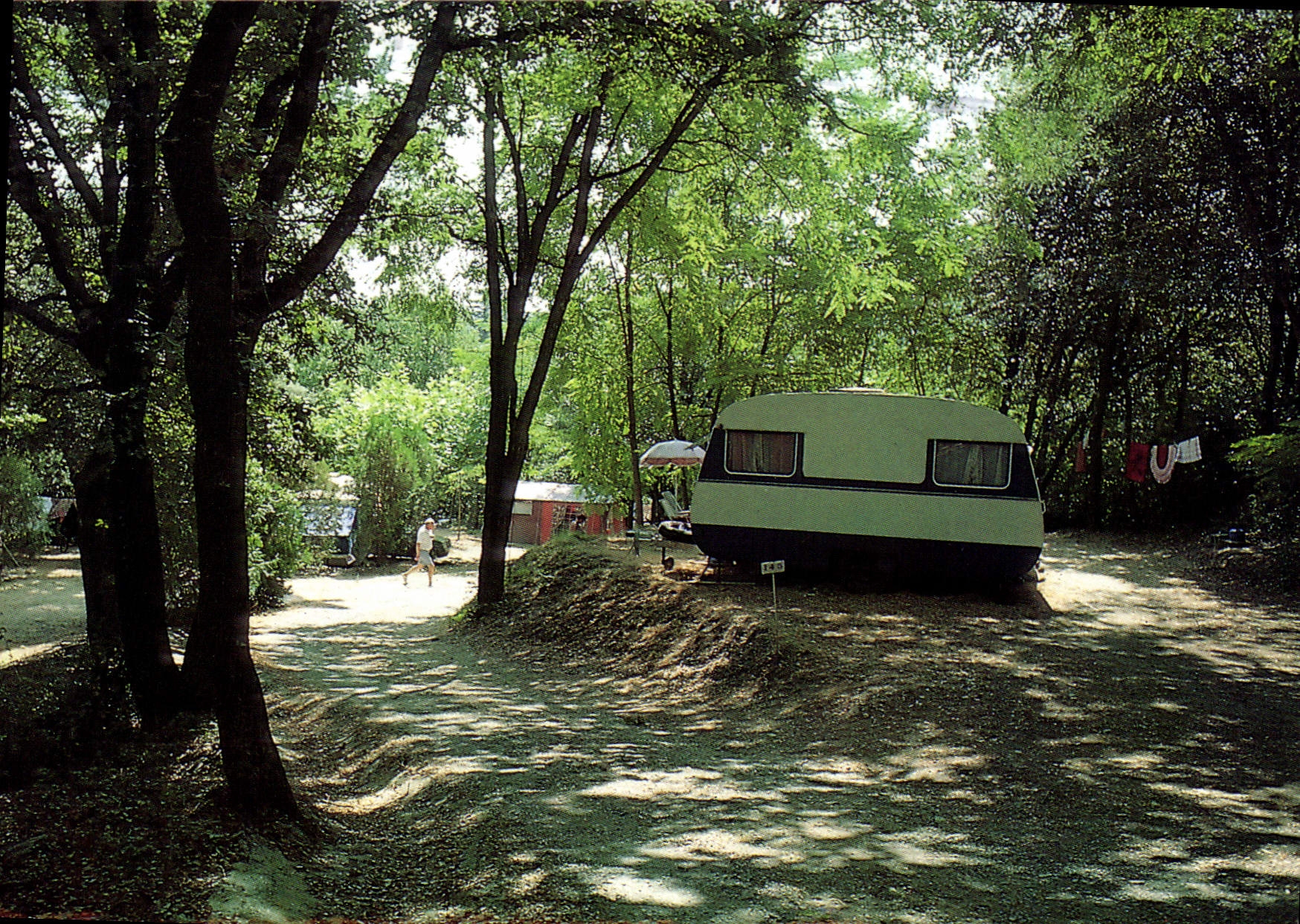 CPM Camping de la Croix Clementine Cendras 5km au Nord Ouest d'Ales 