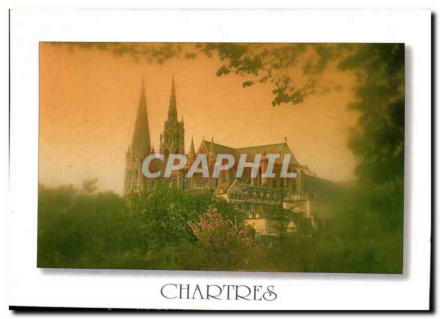 CPM Les Merveilles de Chartres Eure et loir la Cathedrale XIi XIII siecle 