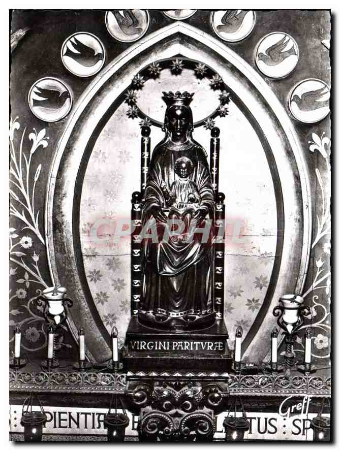 Statue de Notre-Dame-sous-Terre — Cathédrale de Chartres — Éditeur Greff, Paris, n° 281-254