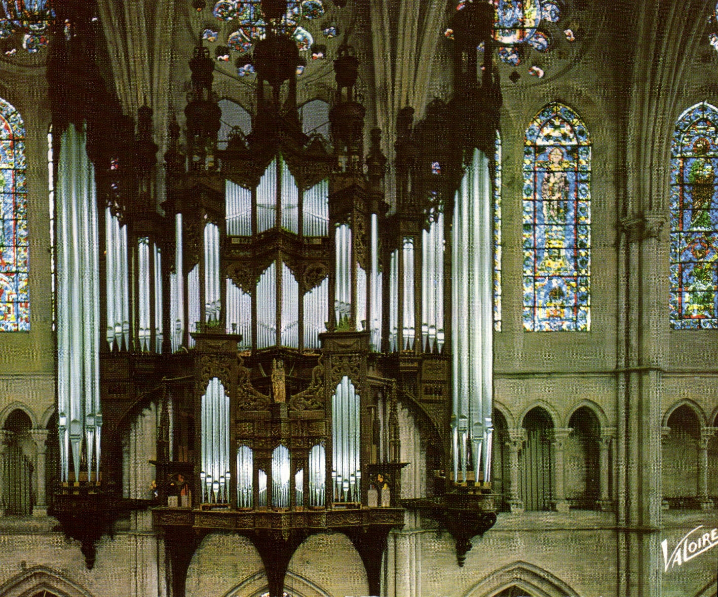 Cathédrale de Chartres — Grandes orgues et tribune — Édition Valoire