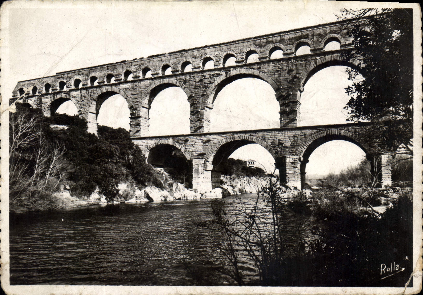CPM Le Pont du Gard Aqueduc Romain 