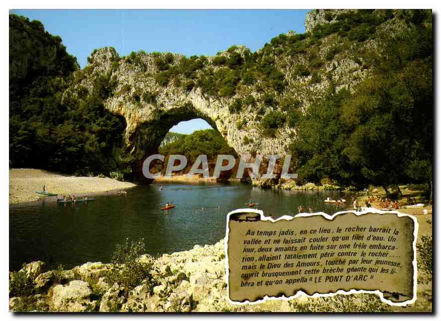 Le Pont d'Arc — Gorges de l'Ardeche — éditeur A.70943
