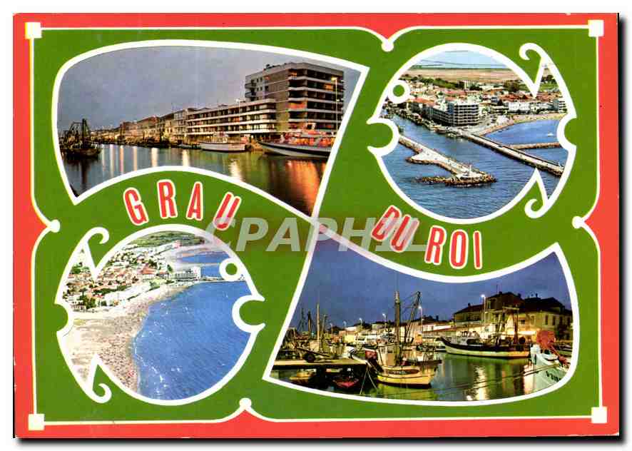 CPM En Parcourant la Cote mediterraneenne le Grau du Roi Gard Paradis des Vacances ensoleillees au b