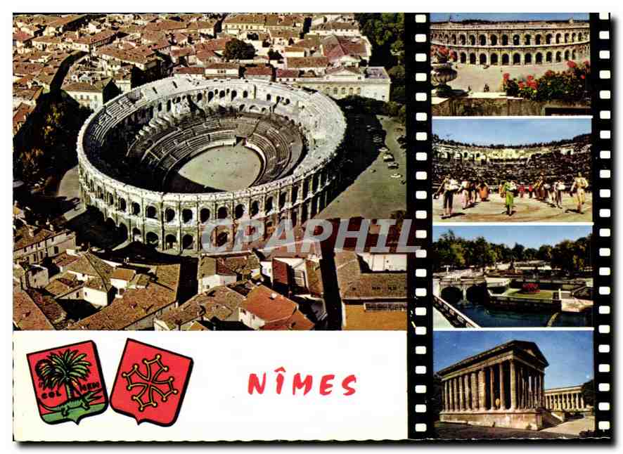 Nîmes — Arènes romaines, Jardin de la Fontaine, Maison Carrée — Éditions Cella Nice