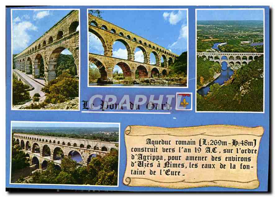 CPM Le Pont du Gard pres de Remoulins Gard 