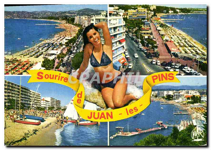 CPM La Cote d'Azur Souvenir de Juan les Pins 