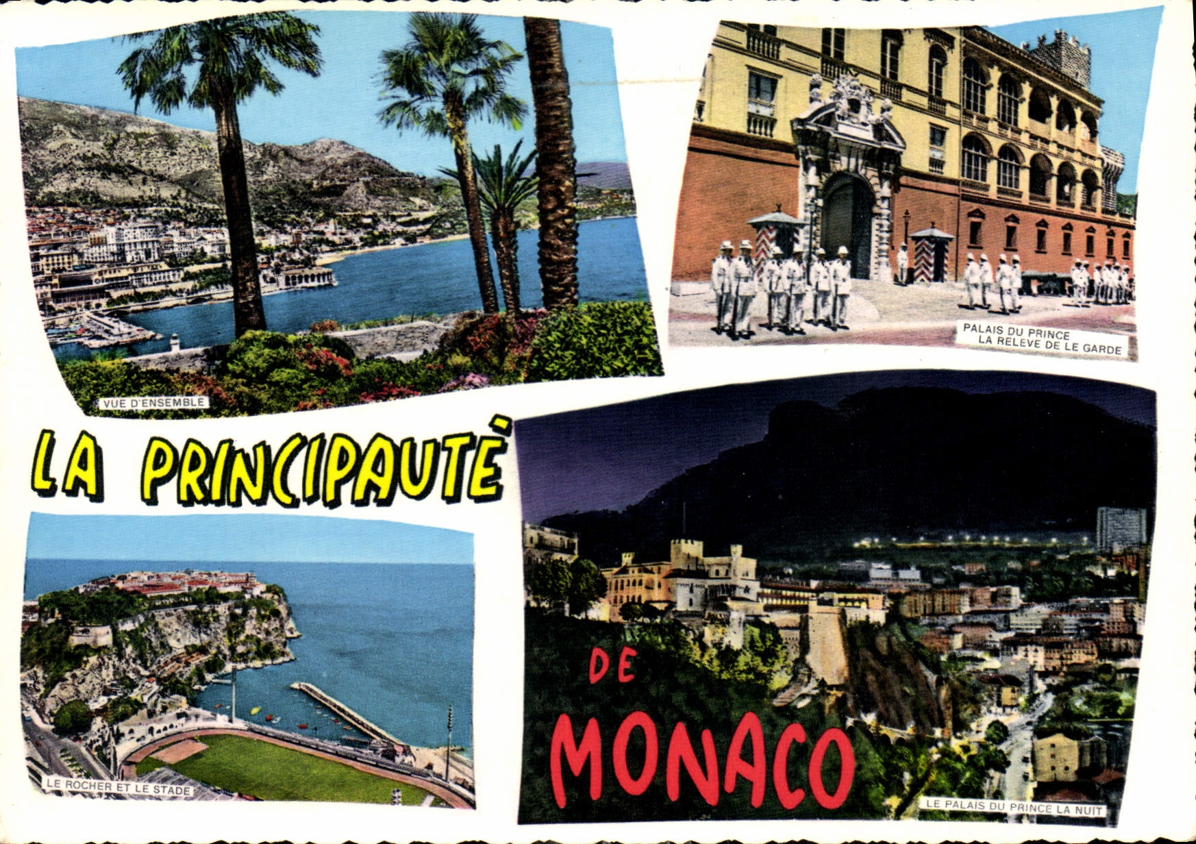 CPM La Cote d'Azur la Principaute de Monaco Monte carlo 
