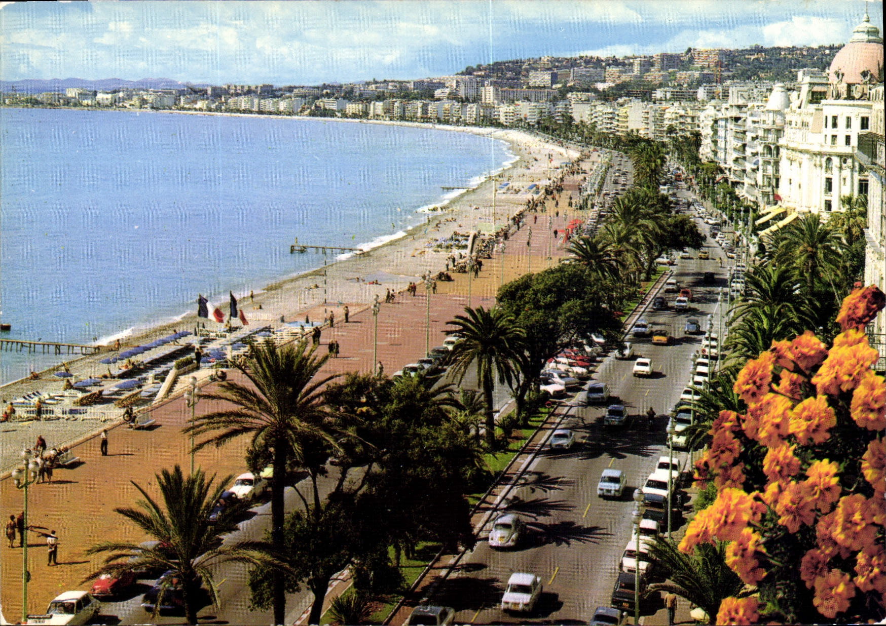 CPM La Cote d'Azur inoubliable Nice Promenade des Anglais la Plage 