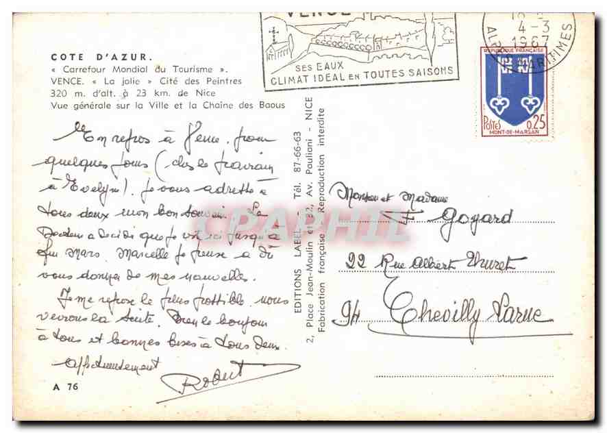 Vence — Côte d'Azur — Éditions Jean-Moulin — Reverso